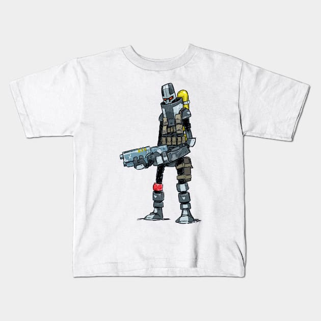 Bounty Hunter - Cevagus Koh Kids T-Shirt by craigbruyn